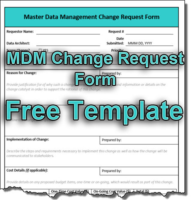 MDM Change Request Form