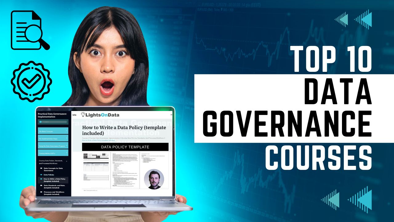 top 10 data governance courses and training