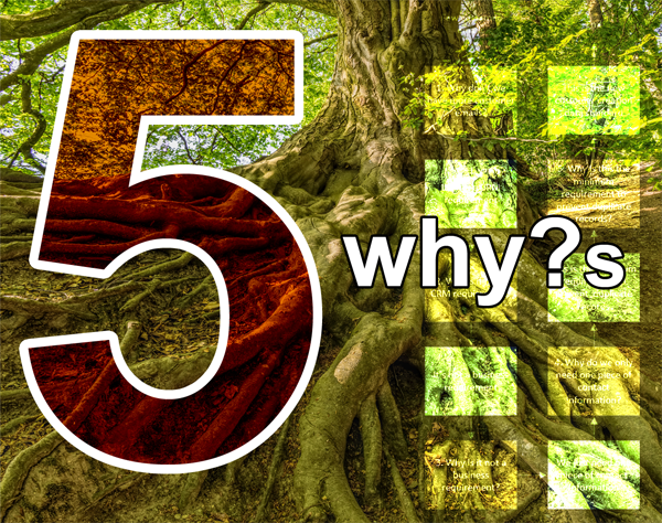 Data quality root cause analysis – 5 whys