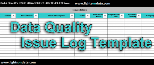 Data Quality Issue Log