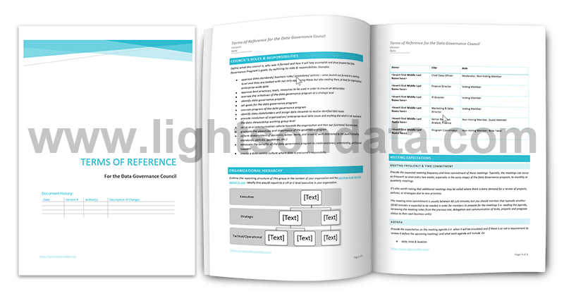 terms of reference template