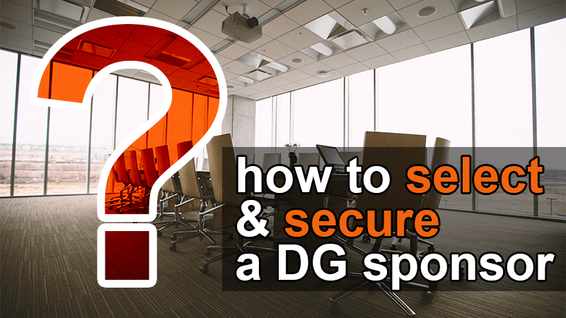 how to select and secure data governance sponsor