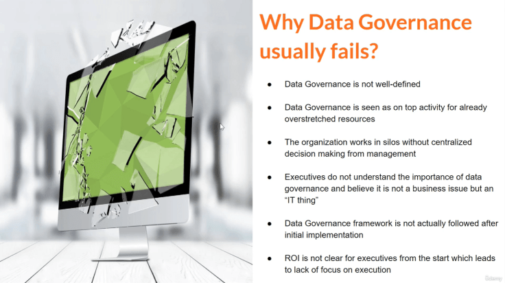 udemy data governance course for beginners preview